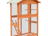 Bird Cage Solid Pine & Fir Wood 120x60x168 cm