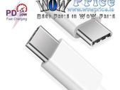 4765 2m White USB Type C to USB Type C Fast Charging Dual Type C Cable