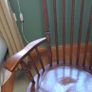 Dutch Oak Rocking Chair with Cushions Image 7