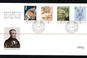 1984 Great Britain Centenary of Greenwich Median Royal Mail Addressed Commemorative Stamp First Day Cover (FDC).