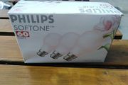 Pack of 3 60 watt bulbs soft tone hint of pink