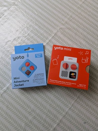 New Yoto Mini + blue case
