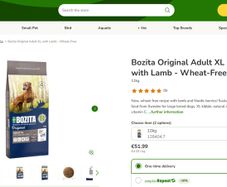 unopened bags of dog food