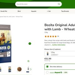 unopened bags of dog food