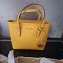 Genuine Michael Kors mini tote ( Sunshine) Jet Set Travel Saffiano Leather. Image 3