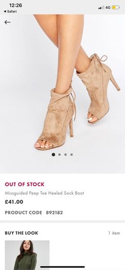 missguided shoe boots