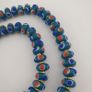 Vintage Tiny Blue Eyes Glass Beads Necklace Image 8
