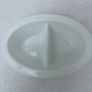 Vintage JAJ Pyrex Milk Glass Divided Serving Dish made in England Image 3