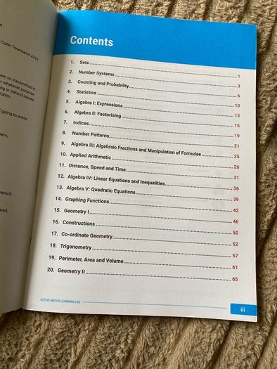 JC Active Maths 2 Textbook and Student Learning Log