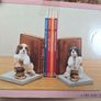Vintage Puppy Dog bookends the Academy collection hand painted BRAND NEW heavy ceramic man's best friend Image 6