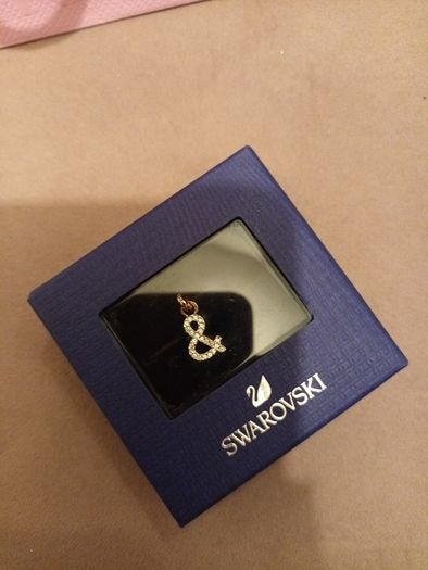 swarovski crystal & charm