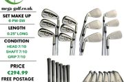Ping G Series Irons / 6-Pw-Sw / AWT 2.0 Regular / Yellow Dot