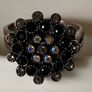 Black Round Cocktail Ring Image 8