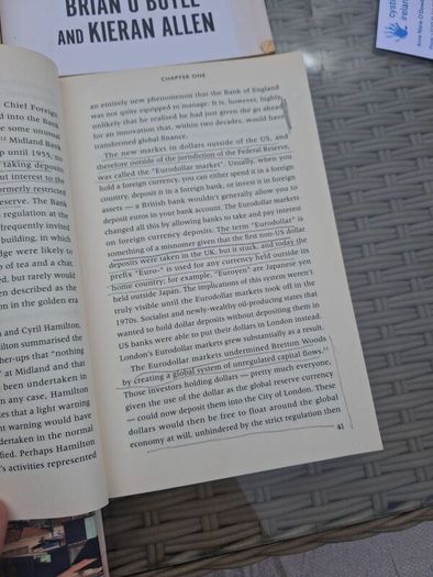 Six non fiction books on money and financial issues from progressive authors