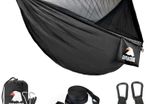 Camping Hammock with Mosquito Net - 2 Person Ultra-lightweight Outdoor Travel Hammocks for Camping Hiking Backpacking - 772 LBS Capacity Upgrade Version