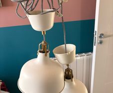 2x Ikea pendant lamps