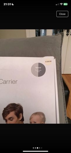 Stokke front and back baby carrier
