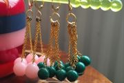 Handmade Earrings Vintage Japanese 1960s
