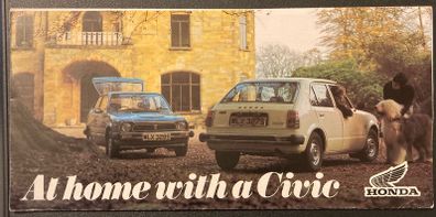 1970's Honda Civic and Honda Accord Brochure