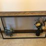 Handcrafted Console Table from reclaimed Timber and Steel Image 4