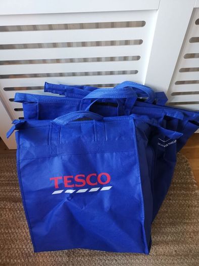 Tesco trolley shopping bags