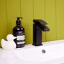 Waterfall Bathroom Basin Tap | Matt Black Image 5