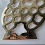 Vintage Solid Brass Owl Trivet Liffey Artefacts Ireland Image 4