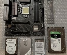 Motherboard and hard drives - FAULTY
