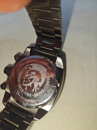 Diesel DZ-4412 Chronograph Watch - Gunmetal (New Battery)