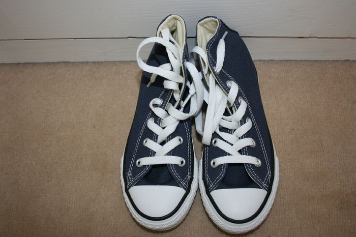 Converse Navy All Star High Top Trainers Brand New Never Used - Size U.K. 12.5