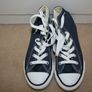 Converse Navy All Star High Top Trainers Brand New Never Used - Size U.K. 12.5 Image 5