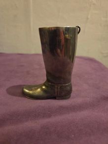 Vintage Silver plate Grenadier Spirit shot drink measure