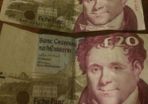 4 x daniel o Connell 20 pound note