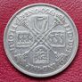 1930 United Kingdom  1 Florin - George V 3rd issue Silver coin Image 2