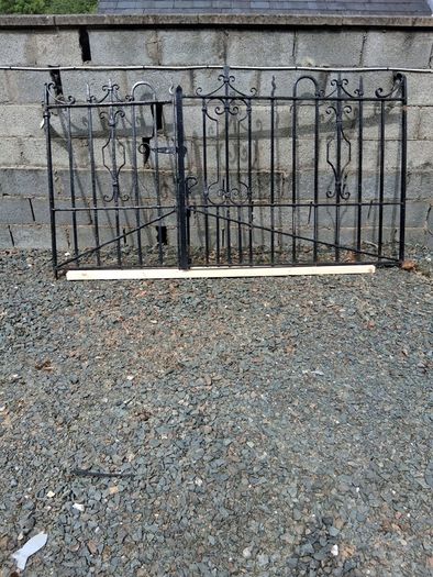 Very Heavy Wrought Iron Entrance Gates