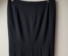 Armani Black Wool Skirt