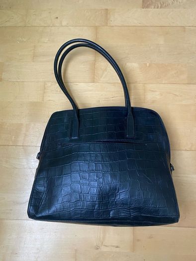 Vintage M&S Leather Shoulder Bag