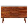 Sideboard 110x35x70 cm Solid Acacia Wood and MDF Image 3