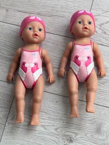 Twin Baby Born Swim Dolls
