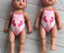 Twin Baby Born Swim Dolls