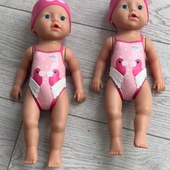 Twin Baby Born Swim Dolls