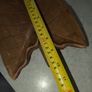 Handicrafts Carved Wooden Leaf Container Image 2