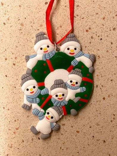 Christmas tree decorations- 3styles snowman