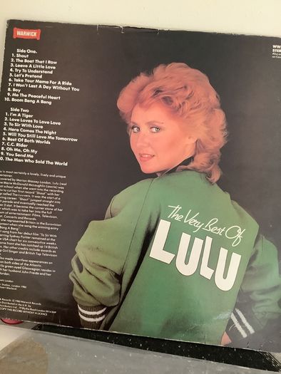 LULU  the very best of  LP vinyl