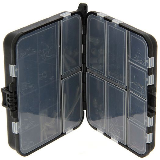 Carp Rig Accessory Box with 175 pcs of end tackle