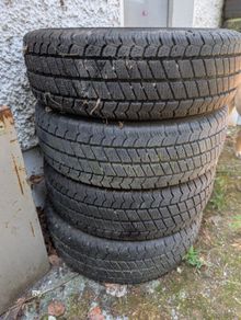 Ford Transit 16" steel rims (mk7)with low milage winter tyres