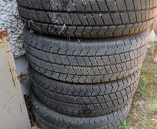 Ford Transit 16" steel rims (mk7)with low milage winter tyres