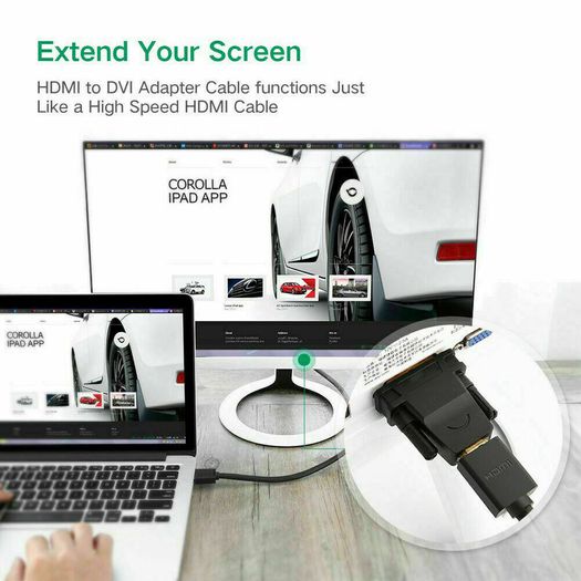 DVI-D 24+1Pin Male To HDMI Socket Female Adapter Converter Connector PC PS4 HDTV