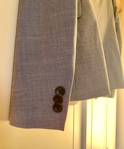 Heather grey suit 47% wool | great condition | UK 10