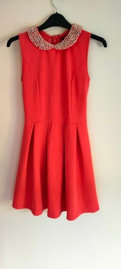 Boohoo Coral Dress